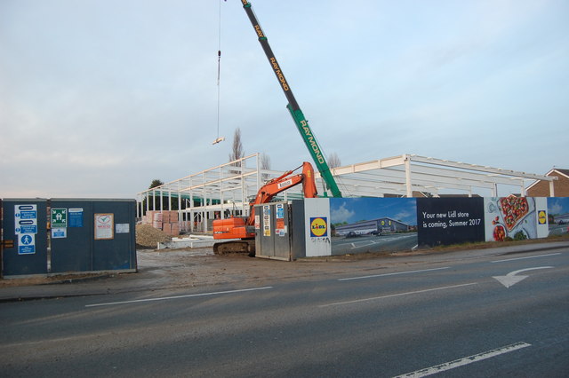 New Lidl Store construction December 2016