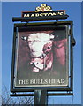 Sign for the Bulls Head public house, Wolvey