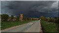 Storm clouds - View NE along Chasepool Road near Swindon, Staffs