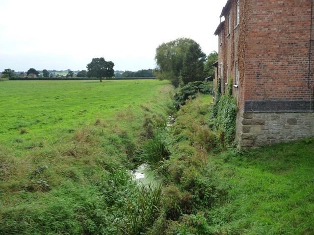 Drainage ditch behind the Lock House