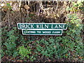 TG0723 : Brick Kiln Lane sign by Geographer