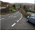 Road descending from Cwm Nant Gwynt towards Aberbeeg