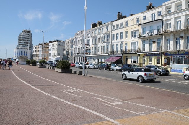 The seafront at Hastings