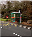 Bute Place bus stop and shelter, Cwm Nant Gwynt