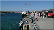 L7185 : Clare Island - Waiting to board the ferry by Colin Park
