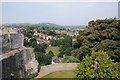 View to the north from Lewes Castle