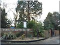 The entrance to Carylls Country House, Faygate