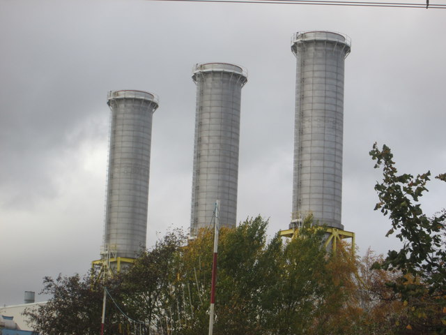 Triple towers - Rye House Power Plant