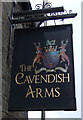 Sign for the Cavendish Arms, Embsay