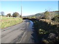 A bend in the Clonallon Road north-east of the junction with Moygannon Road