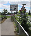 ST3487 : Warning sign for cyclists - adverse camber ahead, Balfe Road, Alway, Newport by Jaggery