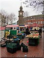 The clock tower and market place, Rugby