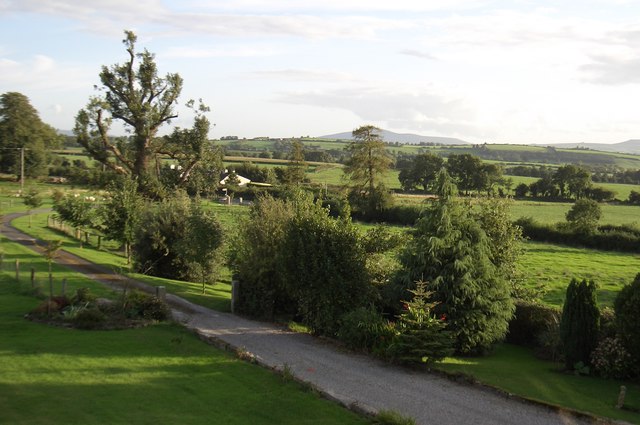 Croghan Hill viewed from Lorum Old Rectory