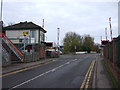 Level crossing on Station Road, Narborough 