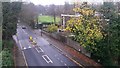 Looking down on Stanhope Road from disused railway bridge