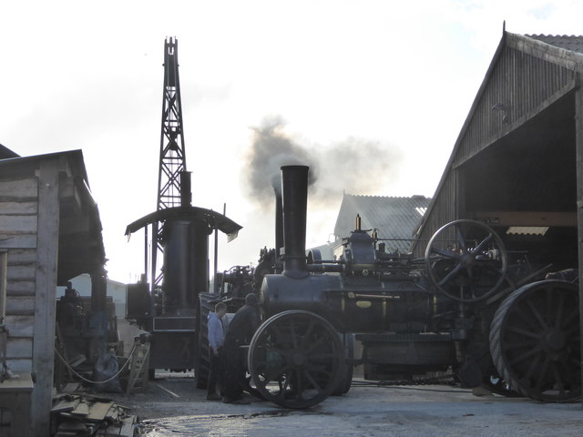 Old Hall Farm - raising steam