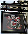 The City Arms name sign, Cardiff