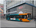 ST1875 : X91 bus passes Vue Cinema, Cardiff by Jaggery