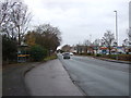 Bus stop and shelter on Middlewich Road (B5334)