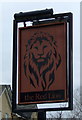 Sign for the Red Lion, Nantwich