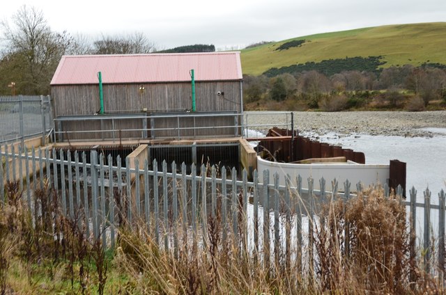 Hydroelectric plant at Murray's Cauld, Ettrick Water