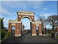 Entrance to the Federation Jewish Cemetery, Rainham