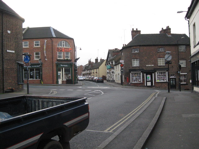 High Street view - Tutbury, Staffordshire