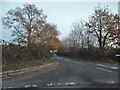 Charlwood Lane at the junction of Partridge Lane