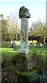 SO7934 : Medieval cross, Berrow churchyard by Philip Halling