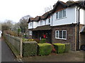 Tea Caddy Cottages with Royal Mail box