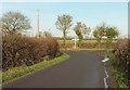 Lane junction east of Luckington