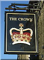 Sign for the Crown Inn public house, Accrington