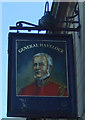 Sign for the General Havelock public house, Burnley