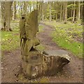 Carved seat, Wapley Hill