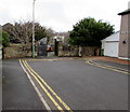 Turning area at the northern end of Llanarth Square, Risca