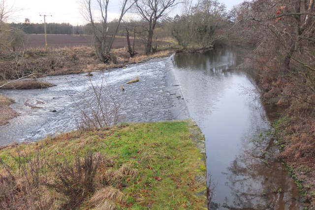 Weir on the River Tyne, Haddington