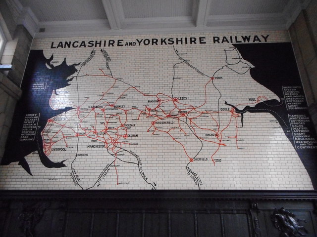 Lancashire And Yorkshire Railway Map © Richard Sutcliffe Cc By Sa 2 0 Geograph Britain And Ireland