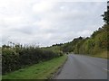 Defford Road approaching Tiddesley Wood, near Pershore