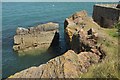 Rocks near Brixham Environmental Laboratory