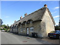 Thatched cottages, High Street, Exton