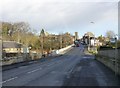 Approaching the bridge over Leet Water