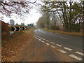 Junction of roads near Hazles Farm