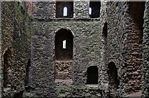 TQ7468 : Rochester Castle: First floor level looking east by Michael Garlick