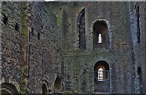 TQ7468 : Rochester Castle: The Missing Arch on the third floor by Michael Garlick