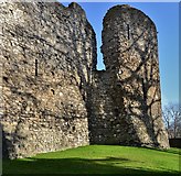 TQ7468 : Rochester Castle: The Drum Tower by Michael Garlick