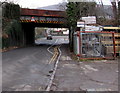 South side of Bridge Street railway bridge, Abercarn