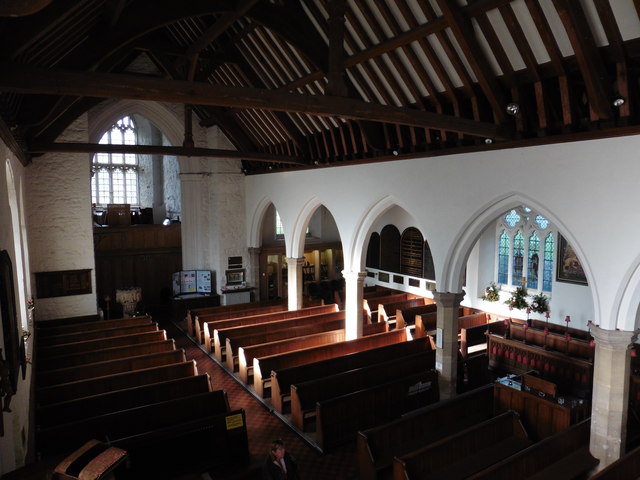 Interior, St Michael's Church, Minehead © Roger Cornfoot :: Geograph ...