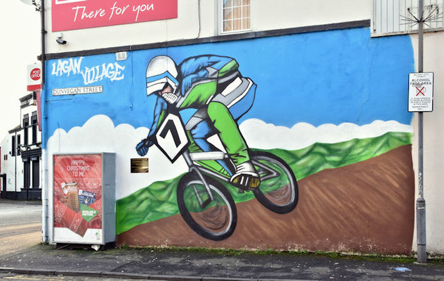 Mural, Ravenhill Road, Belfast (December 2016)