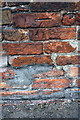 Benchmark on wall of Wysall Lane