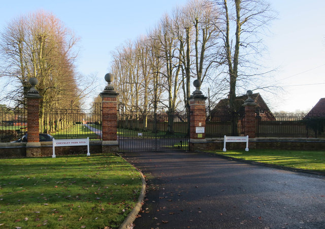 Cheveley Park Stud entrance © Hugh Venables :: Geograph Britain and Ireland